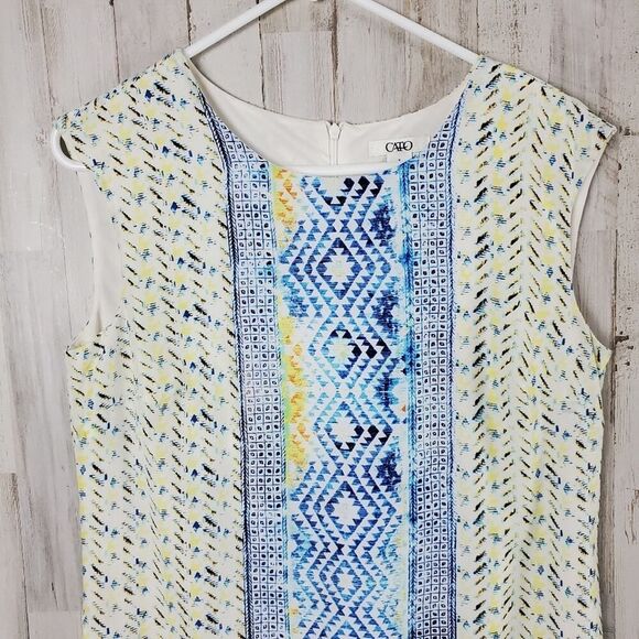 Cato Shift Sleeveless Dress Multicolored Size Small - Picture 4 of 11